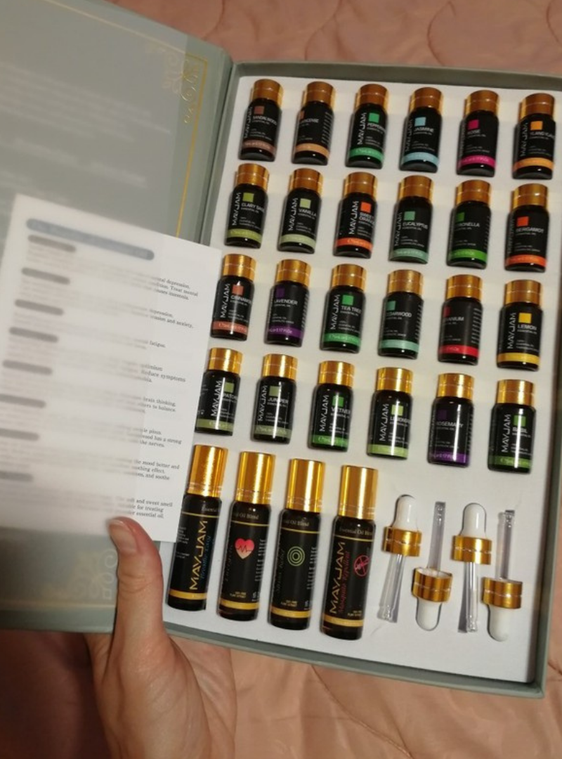 Kit de Óleos Essenciais MAYJAM - 28 Aromas