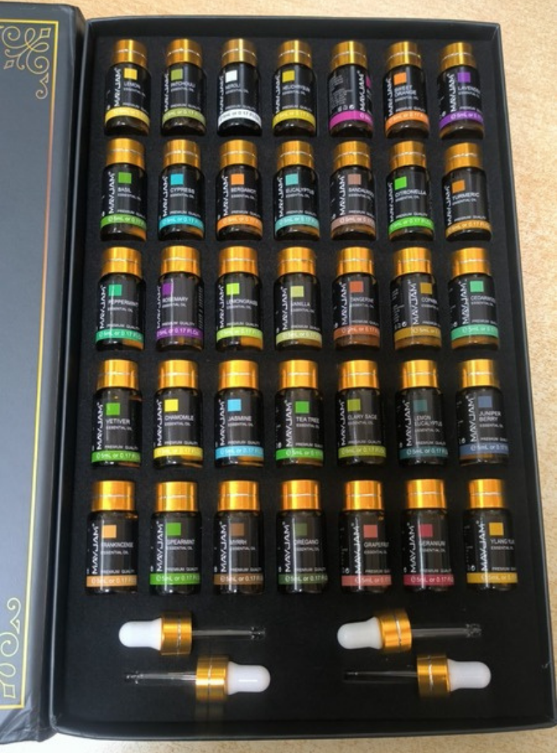 Kit de Óleos Essenciais MAYJAM - 35 Aromas