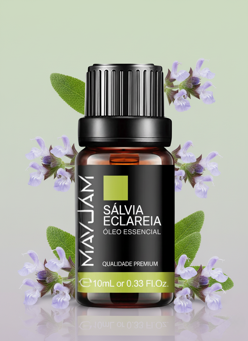 Óleo Essencial de Sálvia Eclareia 10ml