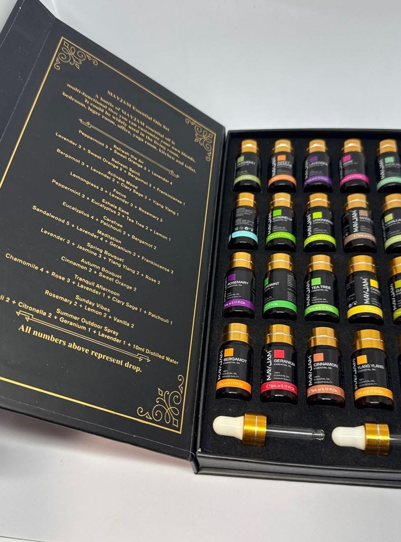 Kit de Óleos Essenciais MAYJAM - 20 Aromas