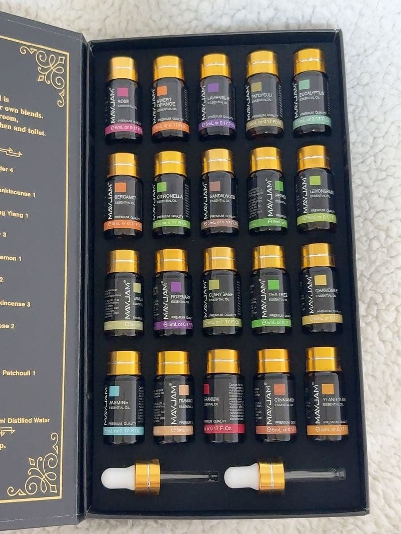 Kit de Óleos Essenciais MAYJAM - 20 Aromas