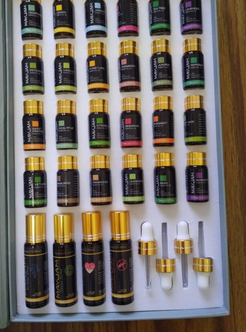 Kit de Óleos Essenciais MAYJAM - 28 Aromas