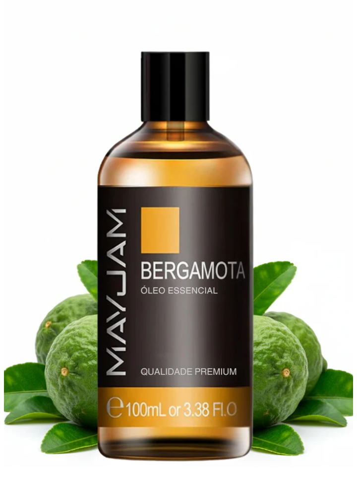 Óleo Essencial Bergamota 100ml Mayjam