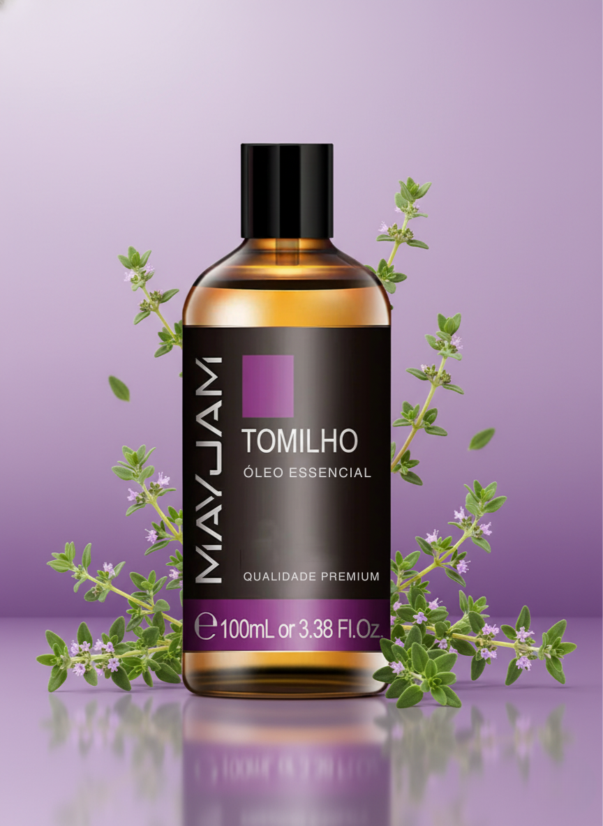 Óleo Essencial Tomilho 100ml Mayjam