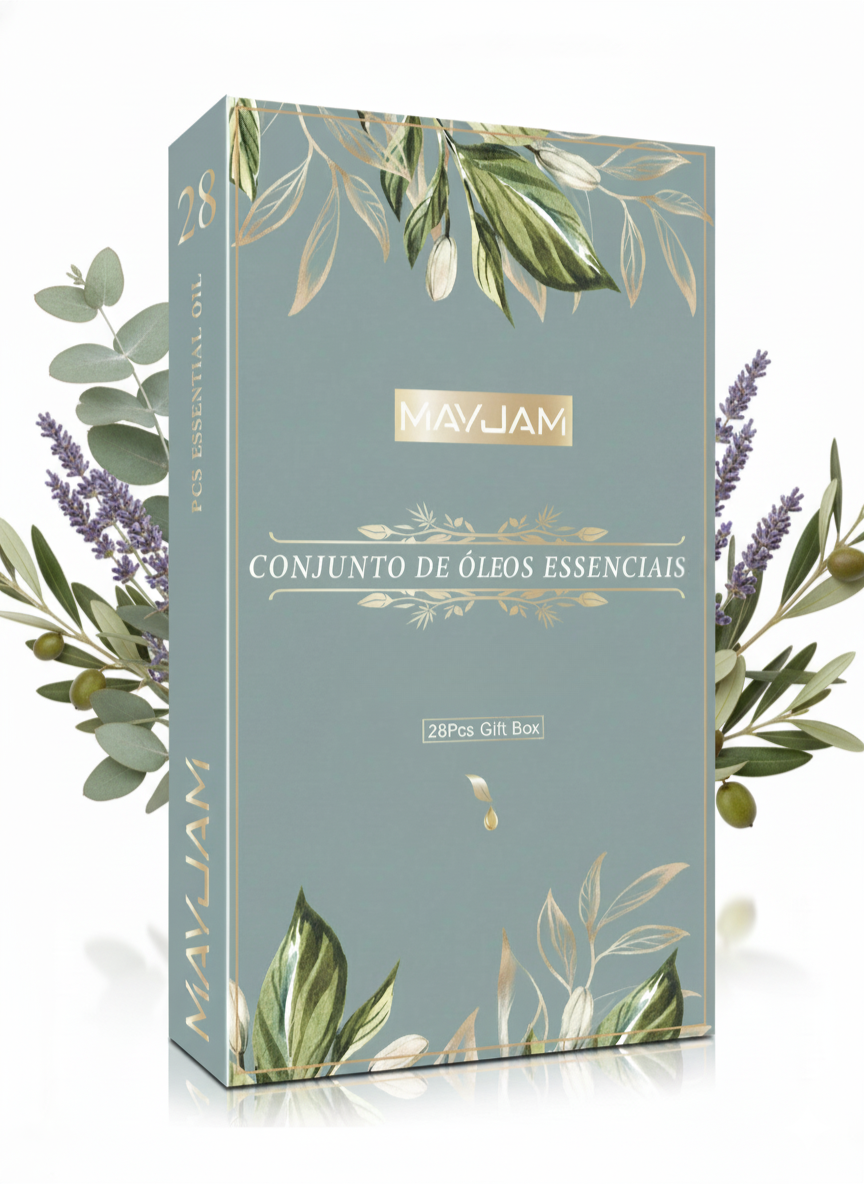 Kit de Óleos Essenciais MAYJAM - 28 Aromas