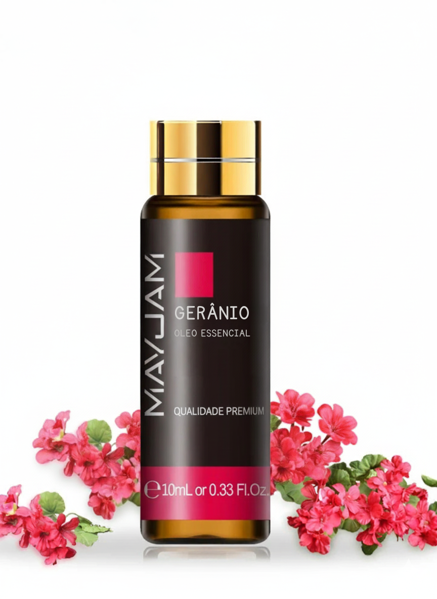 Óleo Essencial Gerânio 10ml Mayjam