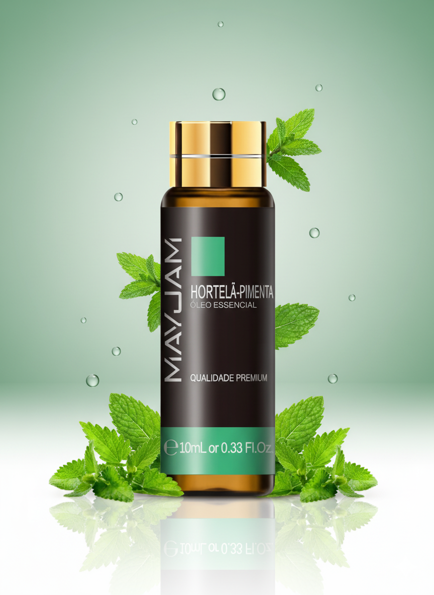 Óleo Essencial Hortelã-Pimenta 10ml Mayjam