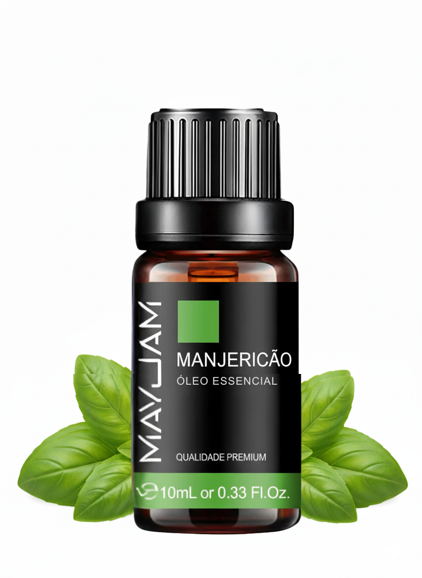 Óleo Essencial de Manjericão 10ml Mayjam