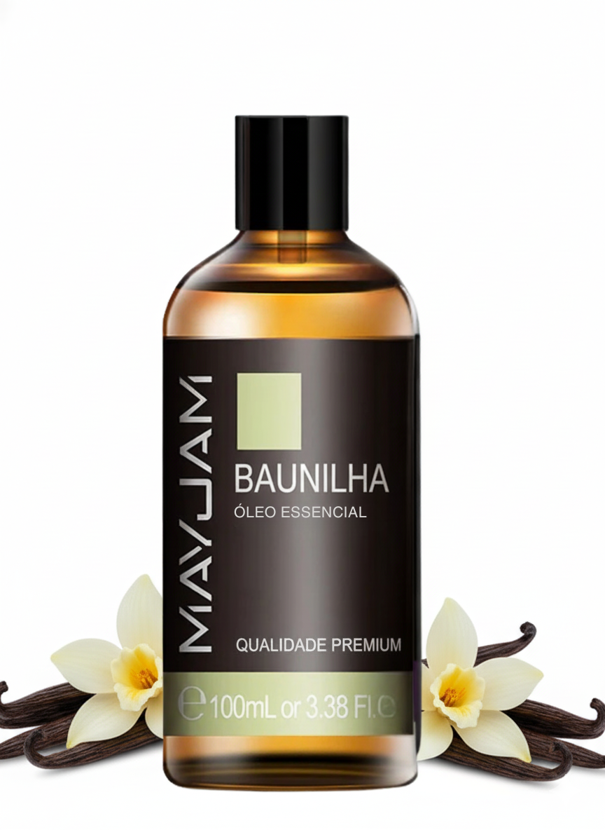 Óleo Essencial Baunilha 100ml Mayjam