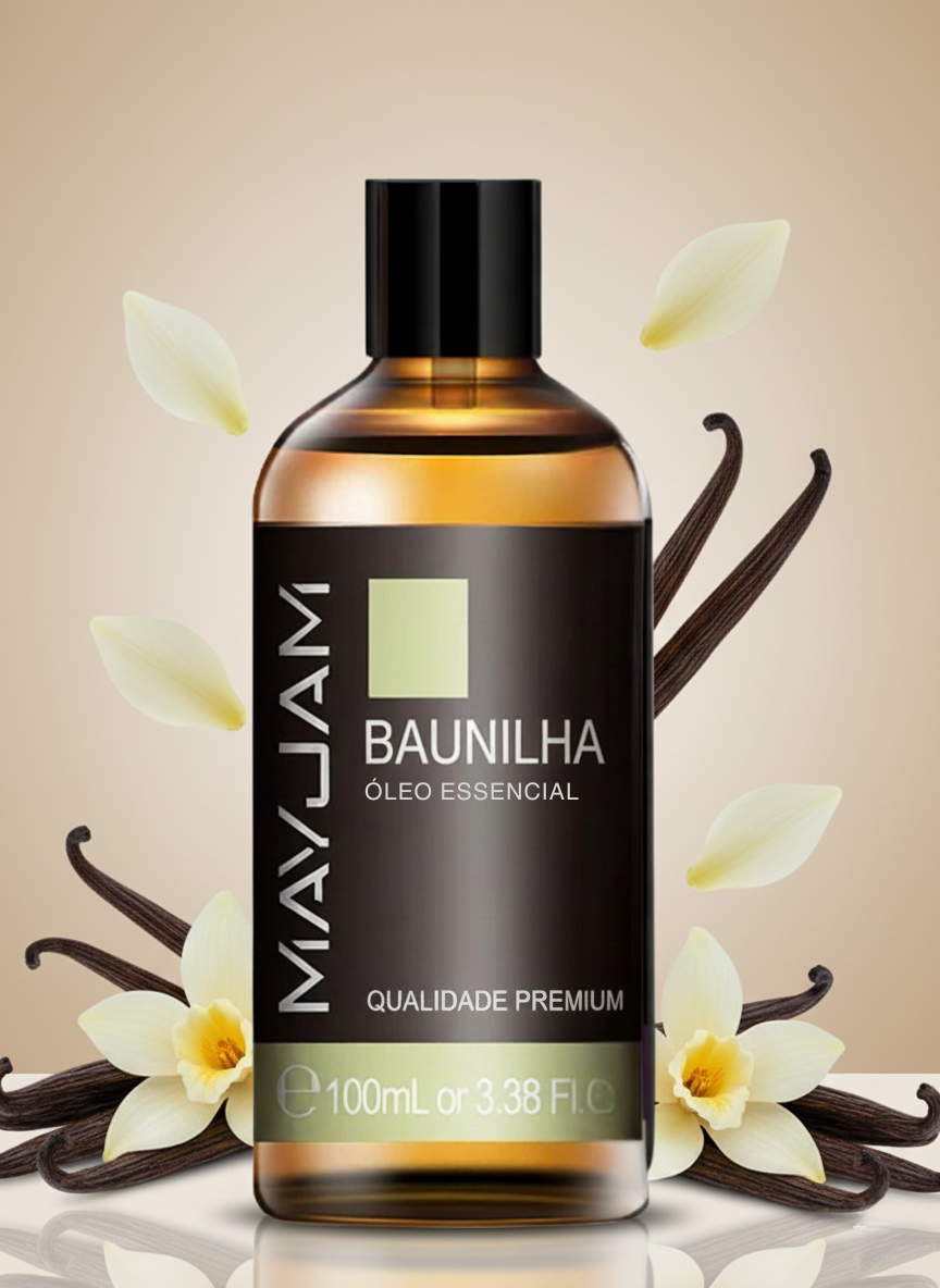Óleo Essencial Baunilha 100ml Mayjam