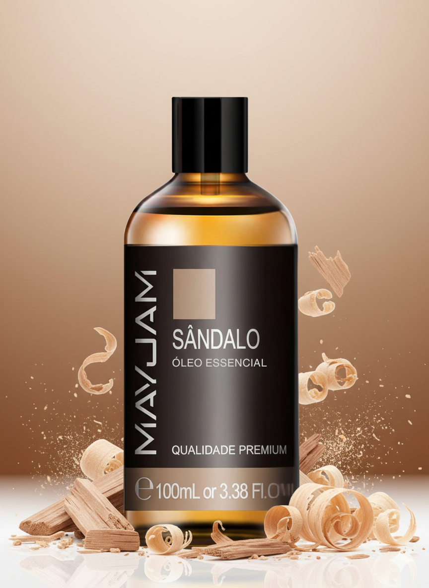 Óleo Essencial Sândalo 100ml Mayjam