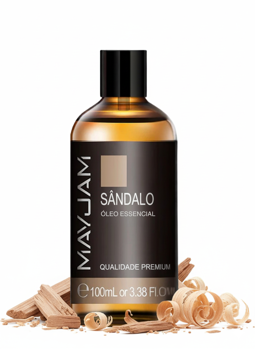 Óleo Essencial Sândalo 100ml Mayjam