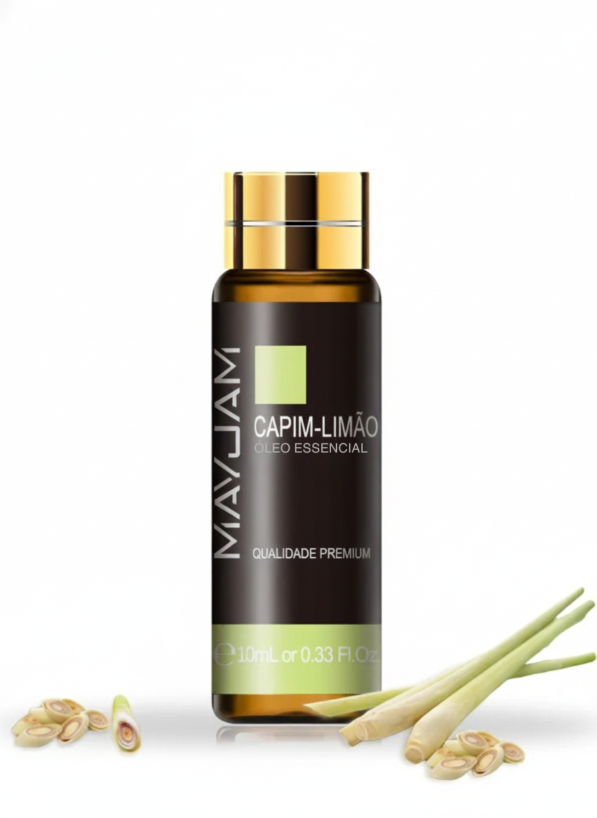 Óleo Essêncial Capim-Limão 10ml Mayjam