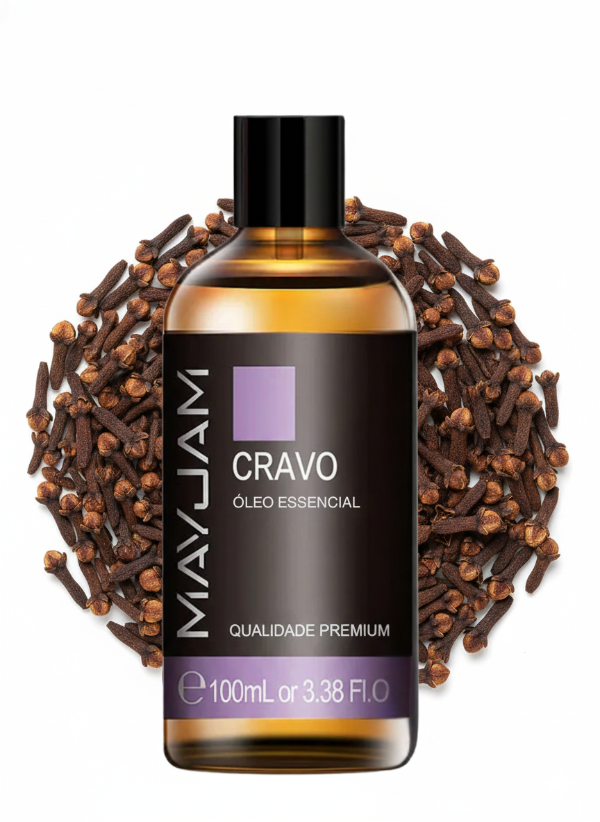 Óleo Essencial Cravo 100ml Mayjam