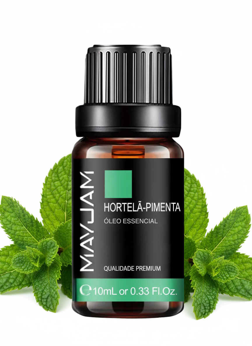 Óleo Essencial de Hortelã-Pimenta 10ml Mayjam