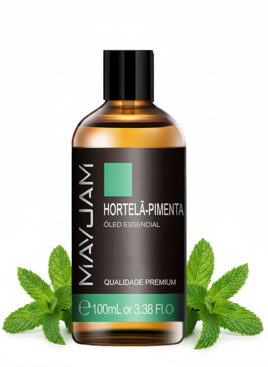 Óleo Essencial Hortelã-Pimenta 100ml Mayjam