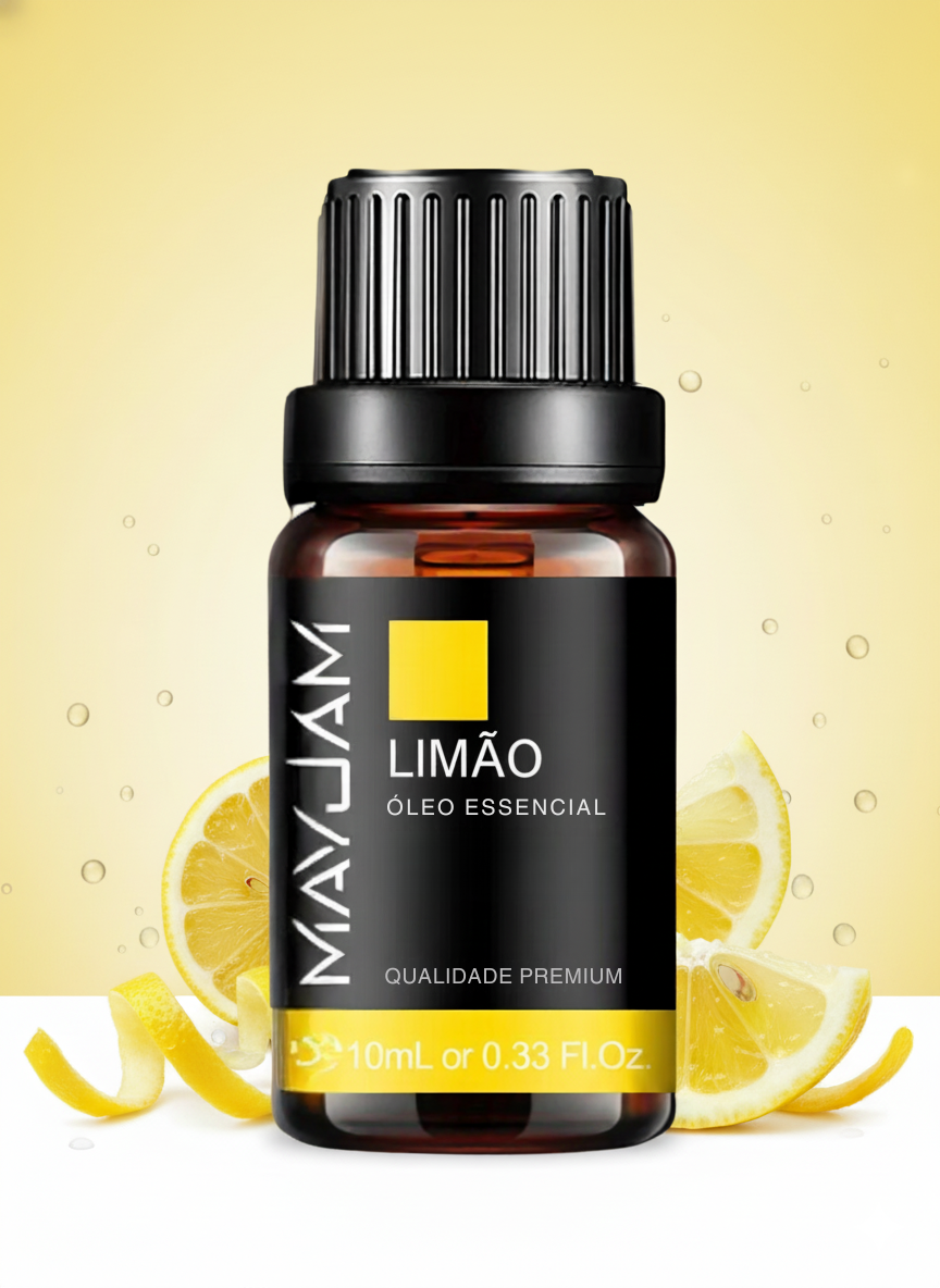 Óleo Essencial de Limão 10ml Mayjam