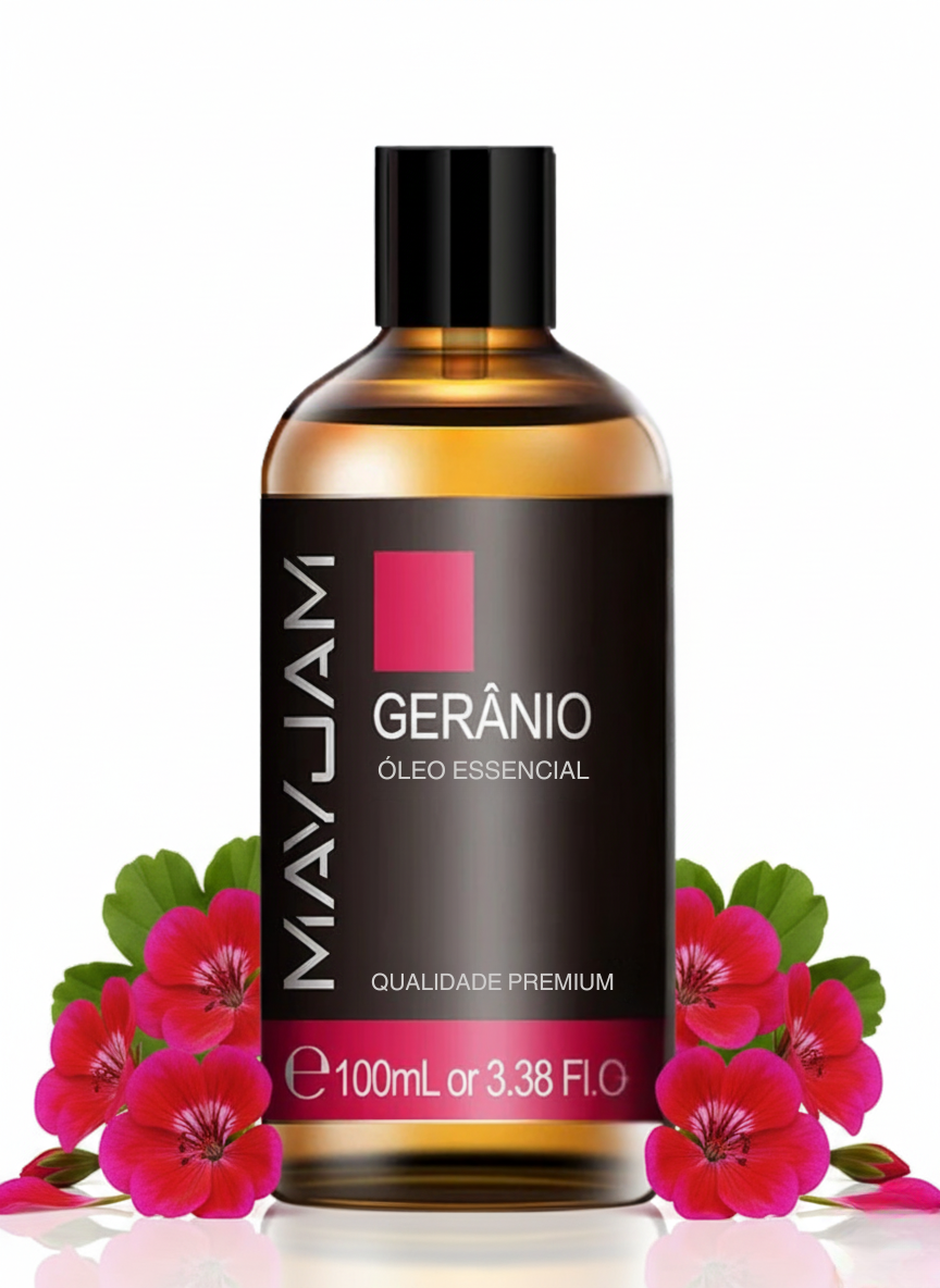 Óleo Essencial Gerânio 100ml Mayjam