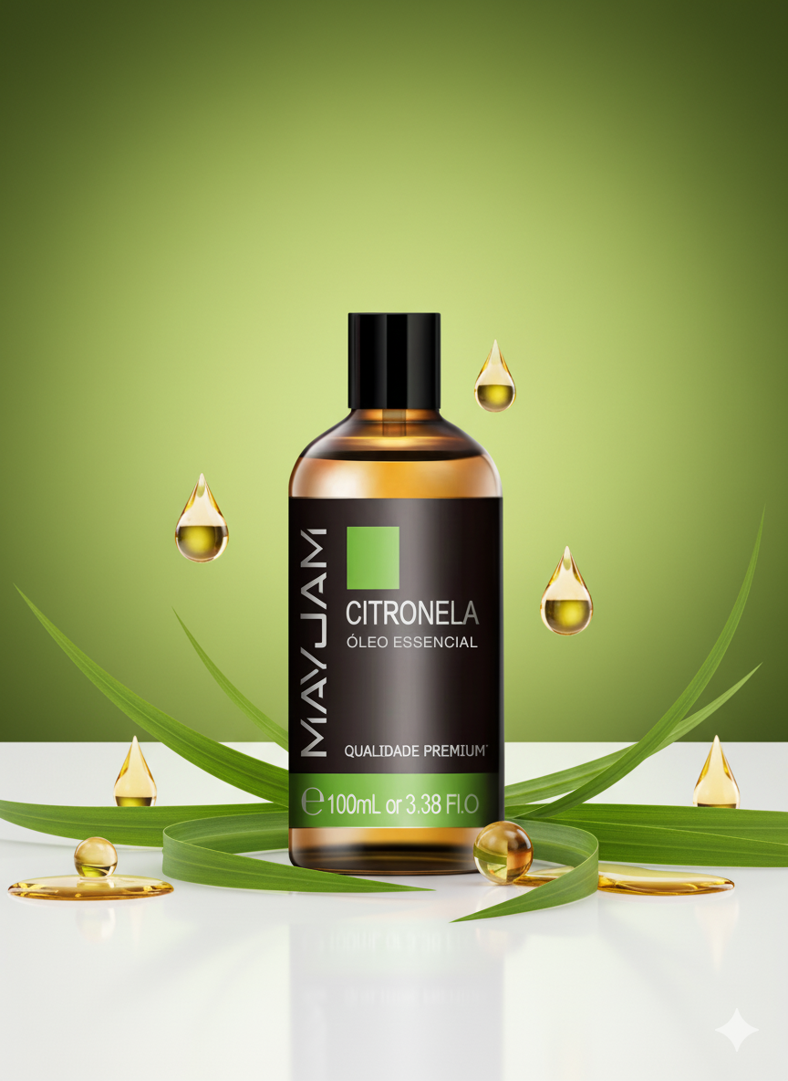 Óleo Essencial Citronela 100ml Mayjam
