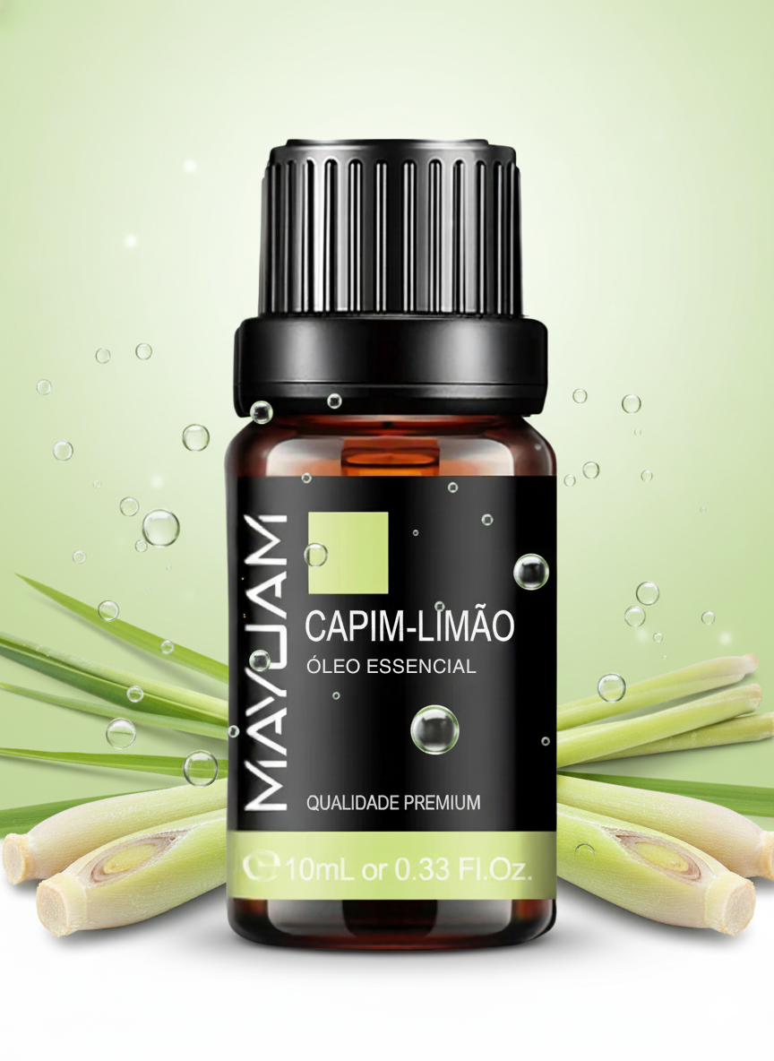 Óleo Essencial de Capim-Limão 10ml Mayjam