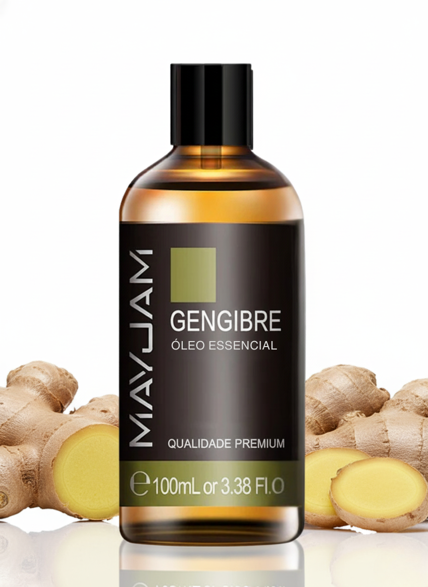 Óleo Essencial Gengibre 100ml Mayjam