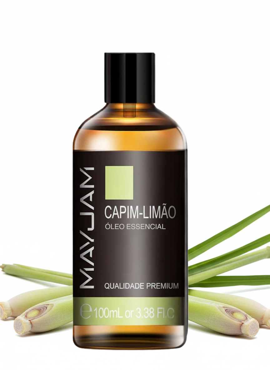 Óleo Essencial Capim-Limão 100ml Mayjam