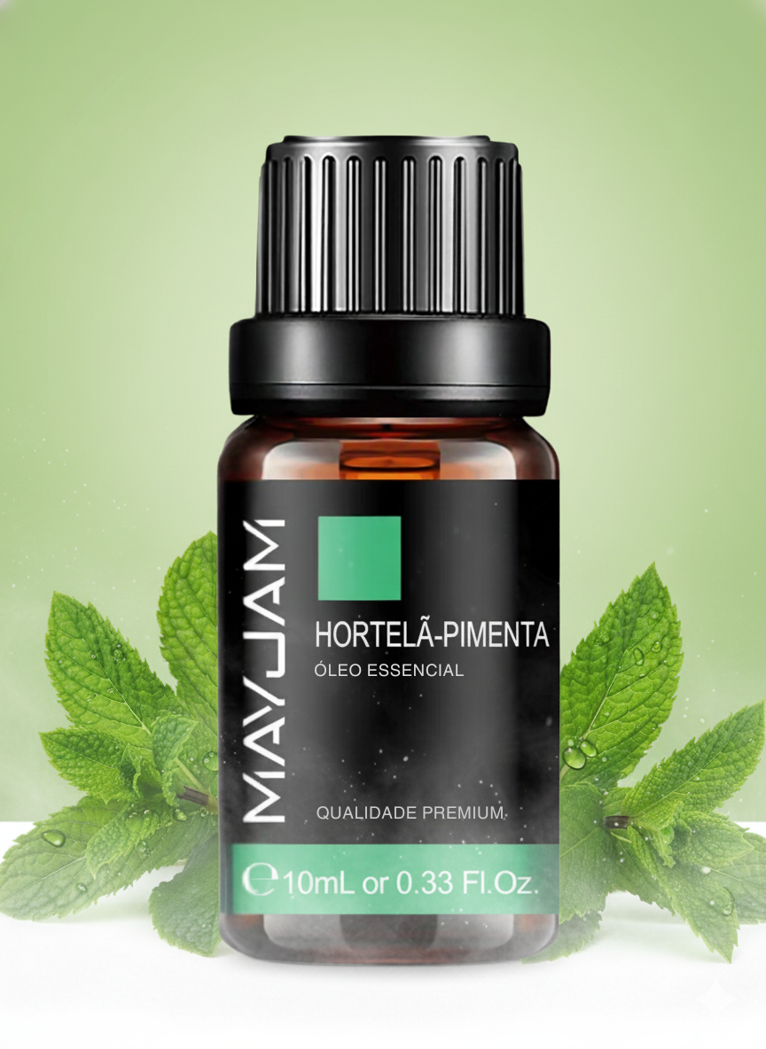 Óleo Essencial de Hortelã-Pimenta 10ml Mayjam