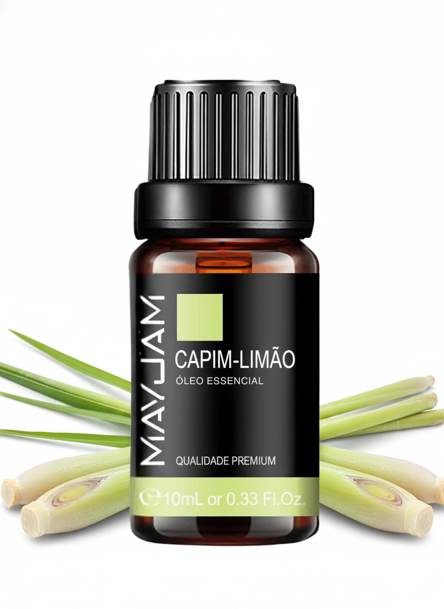 Óleo Essencial de Capim-Limão 10ml Mayjam