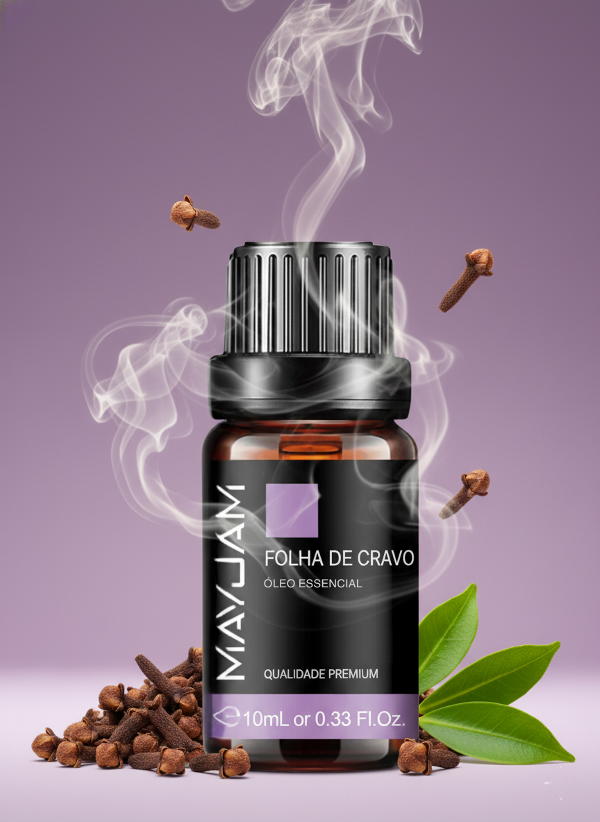 Óleo Essencial de Folha de Cravo 10ml Mayjam