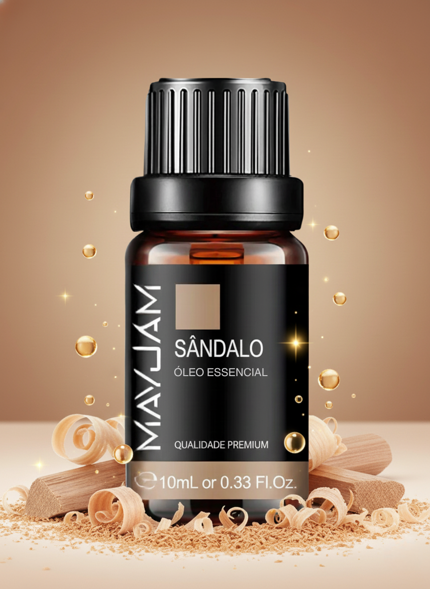 Óleo Essencial de Sândalo 10ml Mayjam