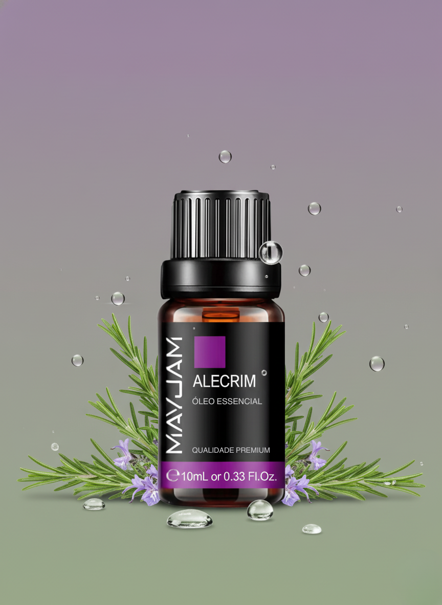 Óleo Essencial de Alecrim 10ml Mayjam