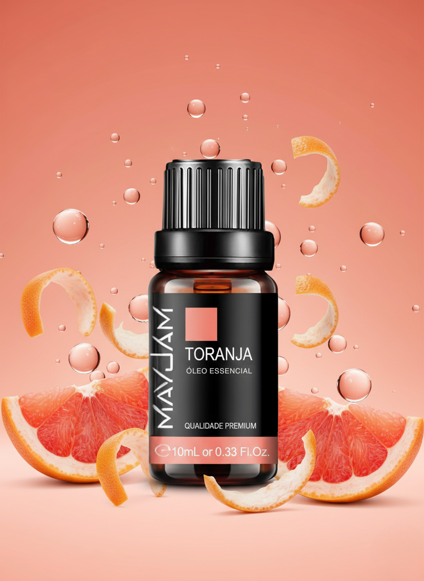 Óleo Essencial de Toranja 10ml Mayjam