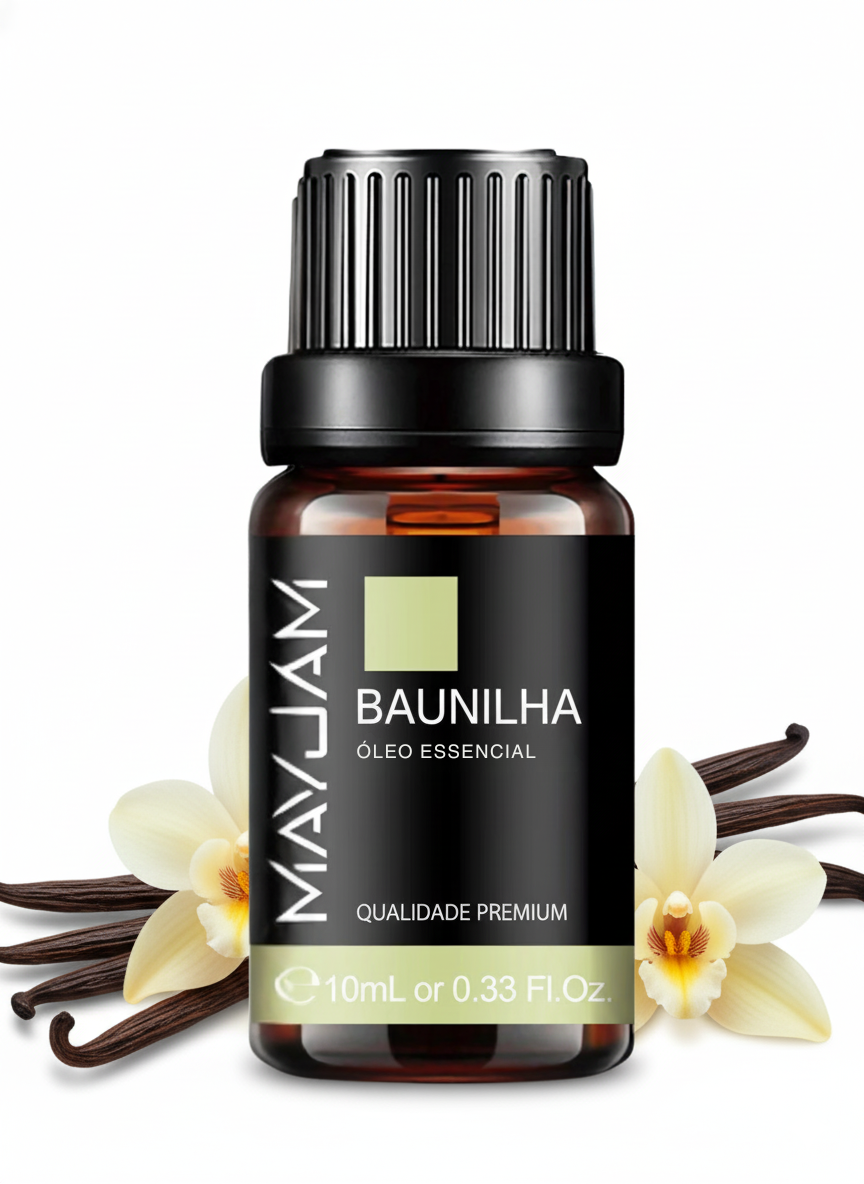 Óleo Essencial de Baunilha 10ml Mayjam