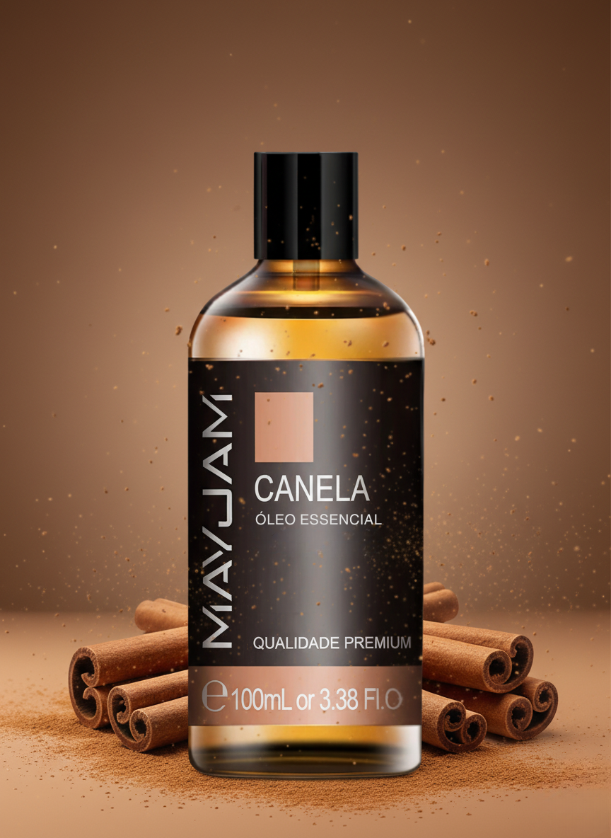 Óleo Essencial Canela 100ml Mayjam