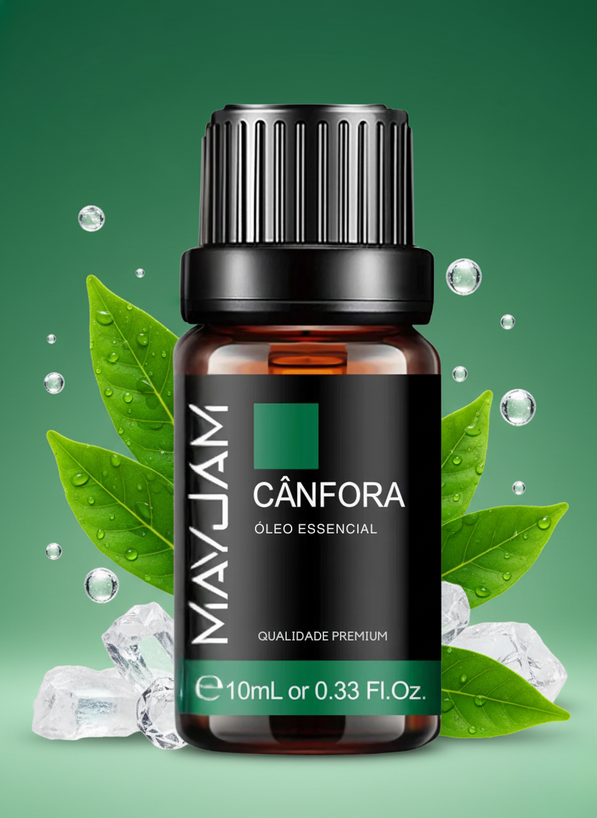 Óleo Essencial de Cânfora 10ml Mayjam