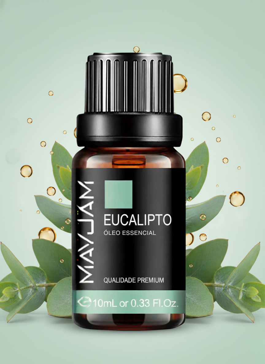 Óleo Essencial de Eucalipto 10ml Mayjam