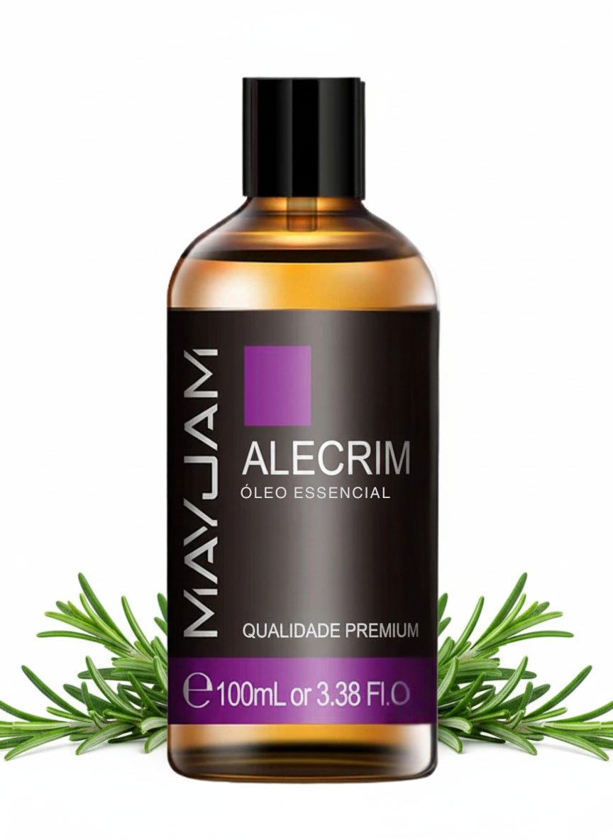 Óleo Essencial Alecrim 100ml Mayjam