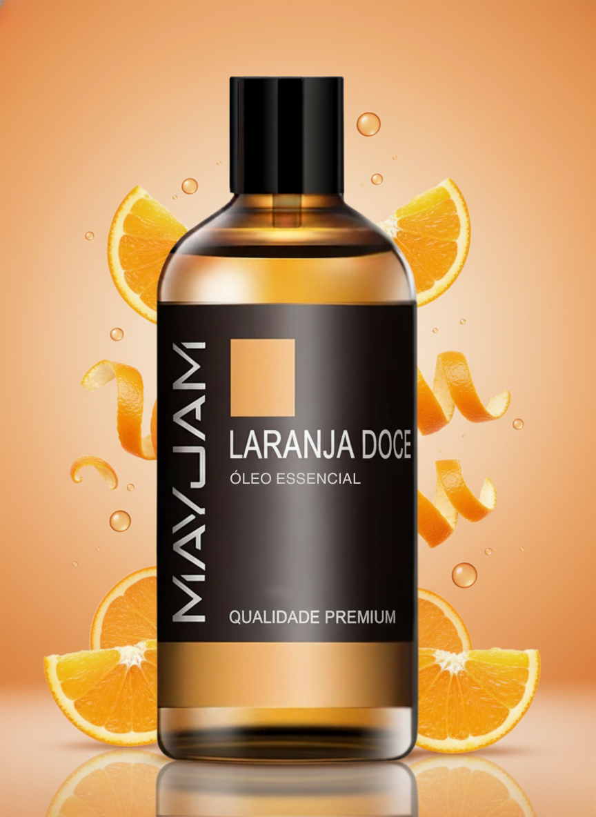 Óleo Essencial Laranja Doce 100ml Mayjam