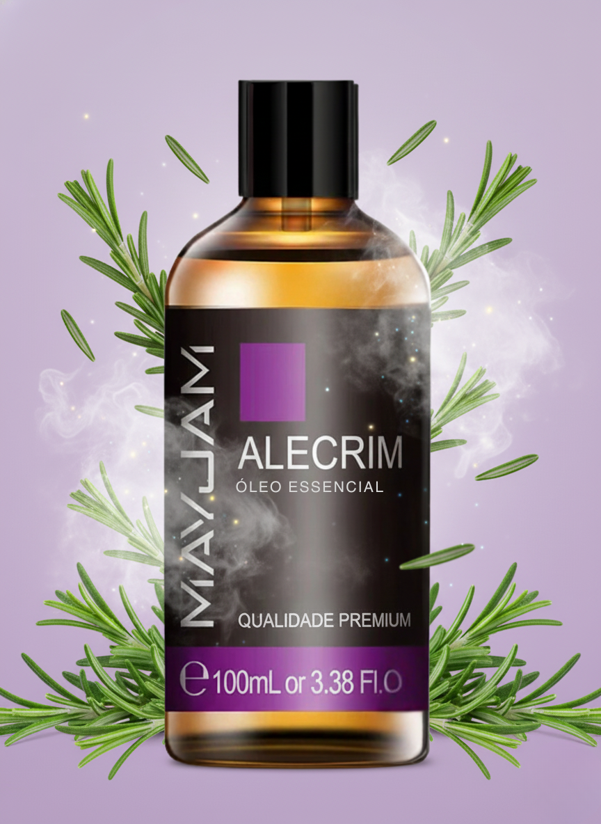 Óleo Essencial Alecrim 100ml Mayjam