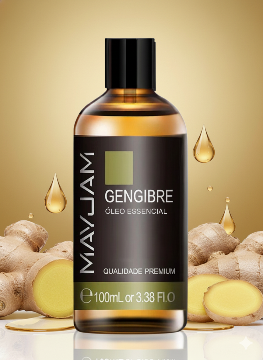 Óleo Essencial Gengibre 100ml Mayjam