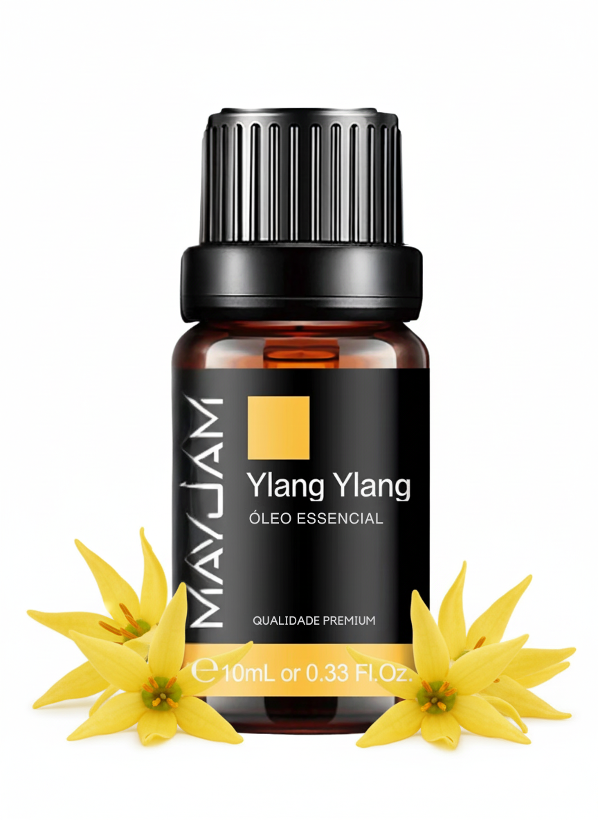 Óleo Essencial de Ylang Ylang 10ml Mayjam