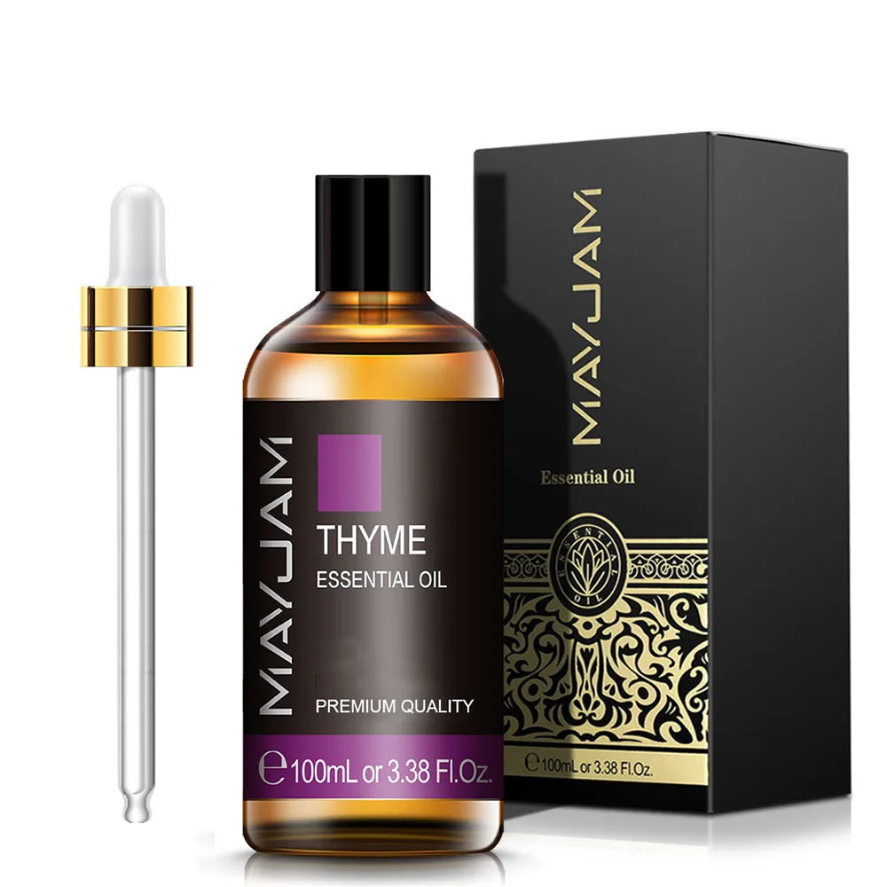 MAYJAM 100ml Essential Oil Diffuser Peppermint Lavender Lemongrass Essential Oils for Bath Humidifier SPA Skin Care Purify Air