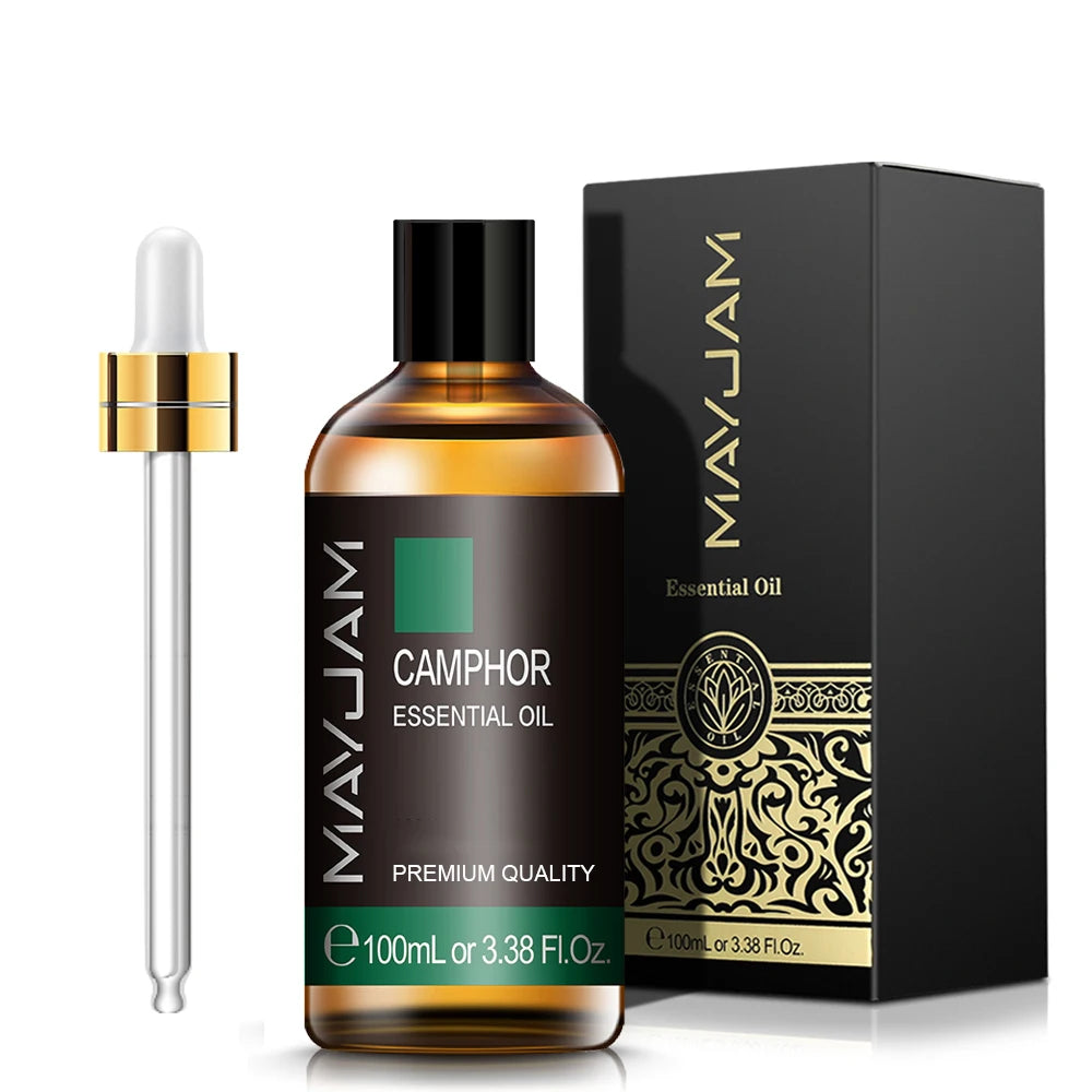 MAYJAM 100ml Essential Oil Diffuser Peppermint Lavender Lemongrass Essential Oils for Bath Humidifier SPA Skin Care Purify Air