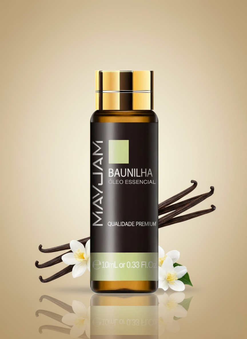 Óleo Essencial Baunilha 10ml Mayjam