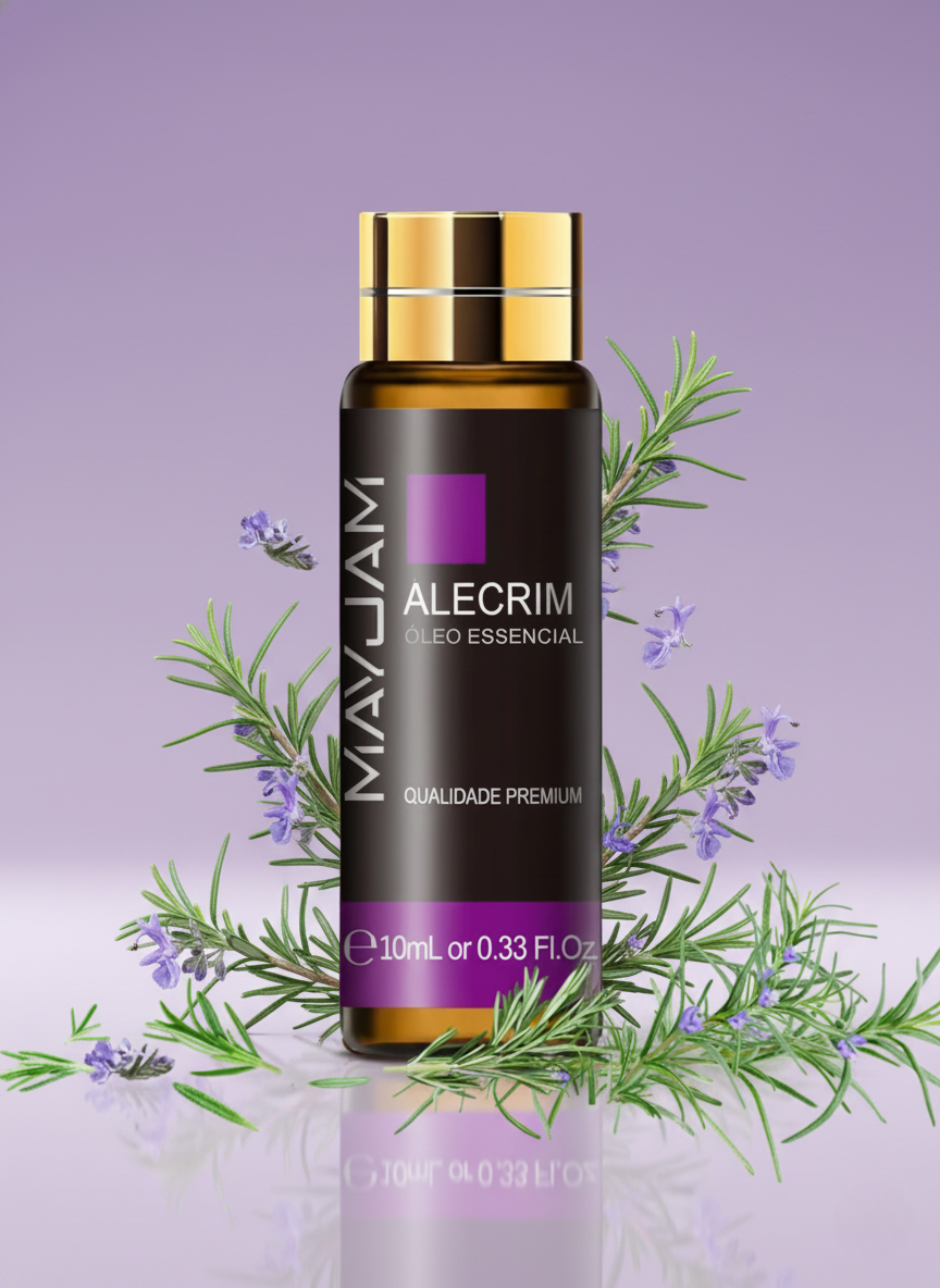 Óleo Essencial Alecrim 10ml Mayjam