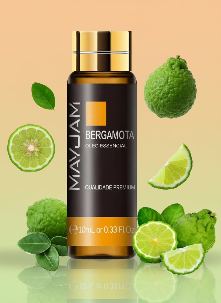 Óleo Essencial Bergamota 10ml Mayjam